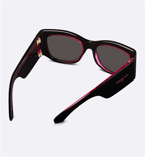 DiorNuit S1I Black and Transparent Red Square .